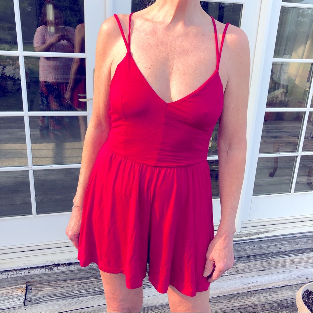 Forever 21 Hot Pink Romper